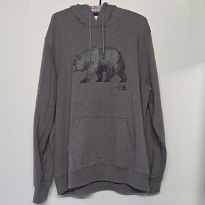 The North Face Men’s Gray Bear Graphic Crewneck Hoodie Size XL